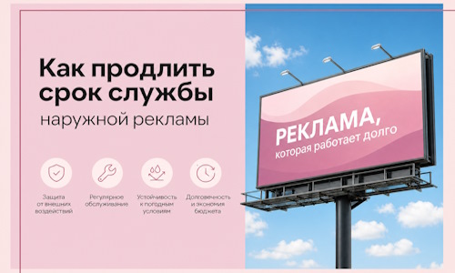 Как продлить срок службы наружной рекламы в  Соколе
