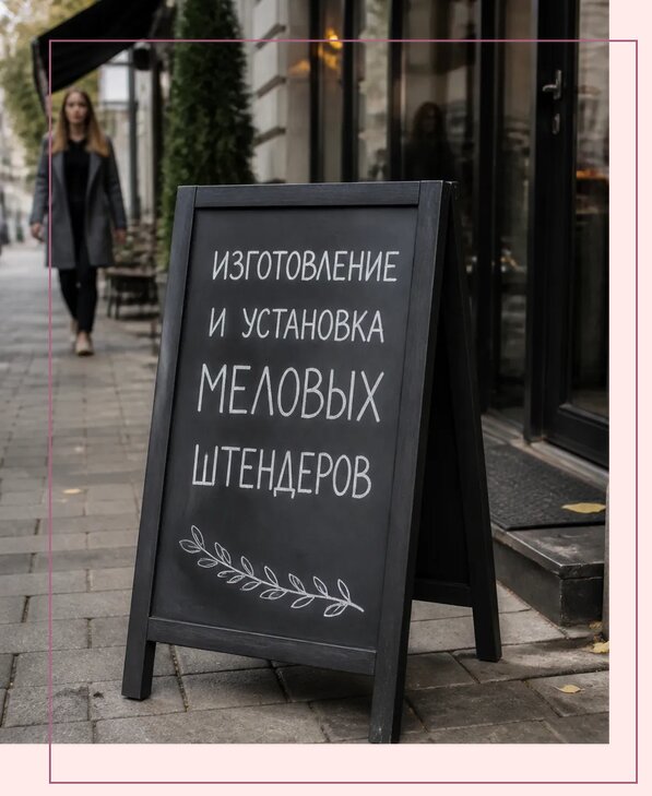Меловые штендеры в Соколе по цене от 6772 р. | Аванза-Скл